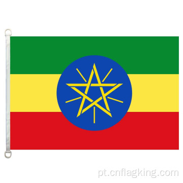 90 * 150 cm bandeira nacional da Etiópia 100% polyster